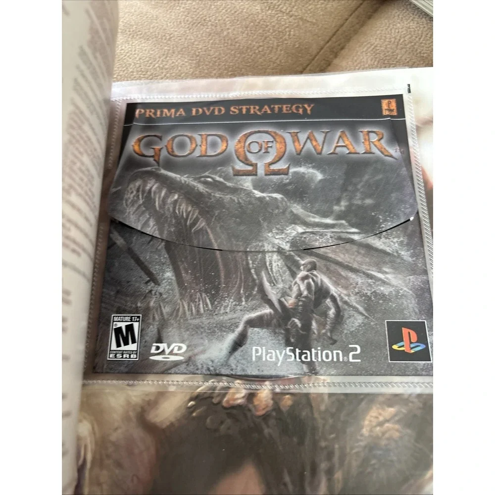 GOD OF WAR PS2 PLAYSTATION 2 Strategy Guide For‎ Video Game W/DVD 2005